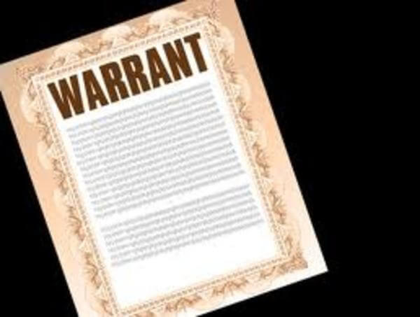 Warrant letter.